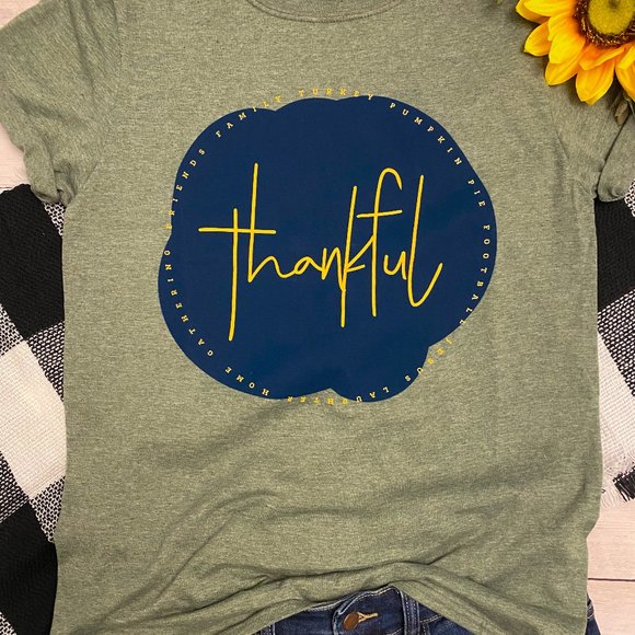Bella Canvas Tops - Thankful Tee